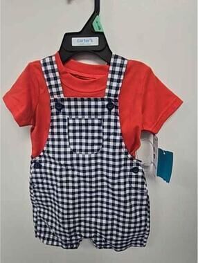 blue Child of Mine 2 Piece bibs, 6M B